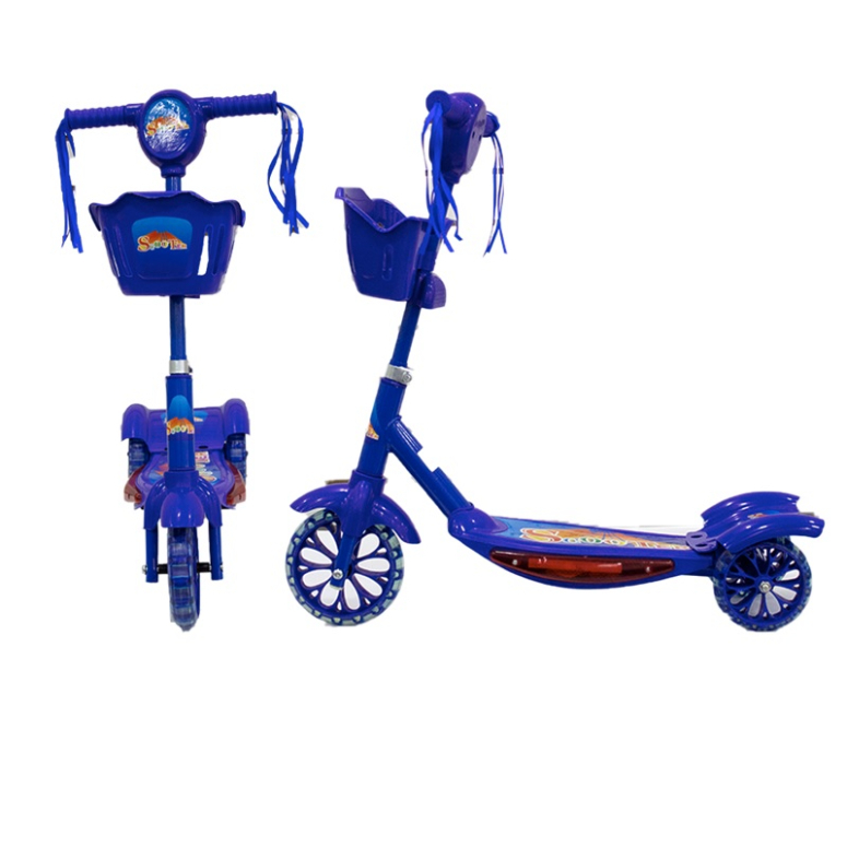 SCOOTER CON RUEDAS DE LUCES AZUL