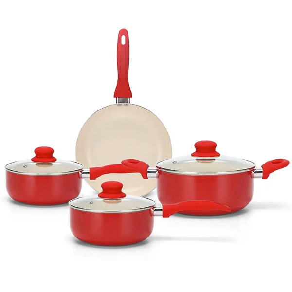 SET DE OLLAS 7 PIEZAS 8MM GROSOR