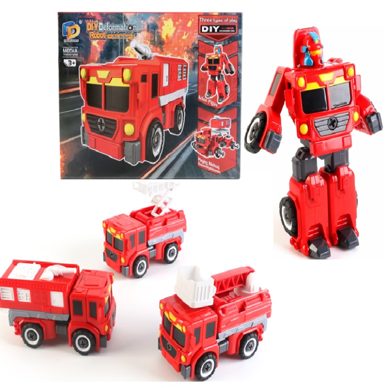 CAMION DE BOMBERO QUE SE TRANSFORMA EN ROBOT