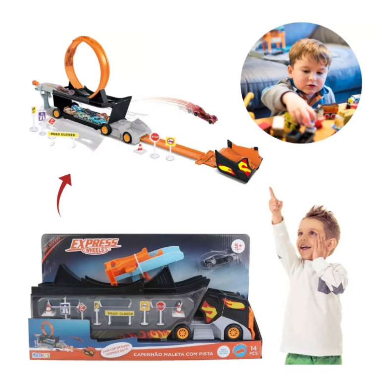 REMOLQUE Y PISTA LOOP CON AUTO