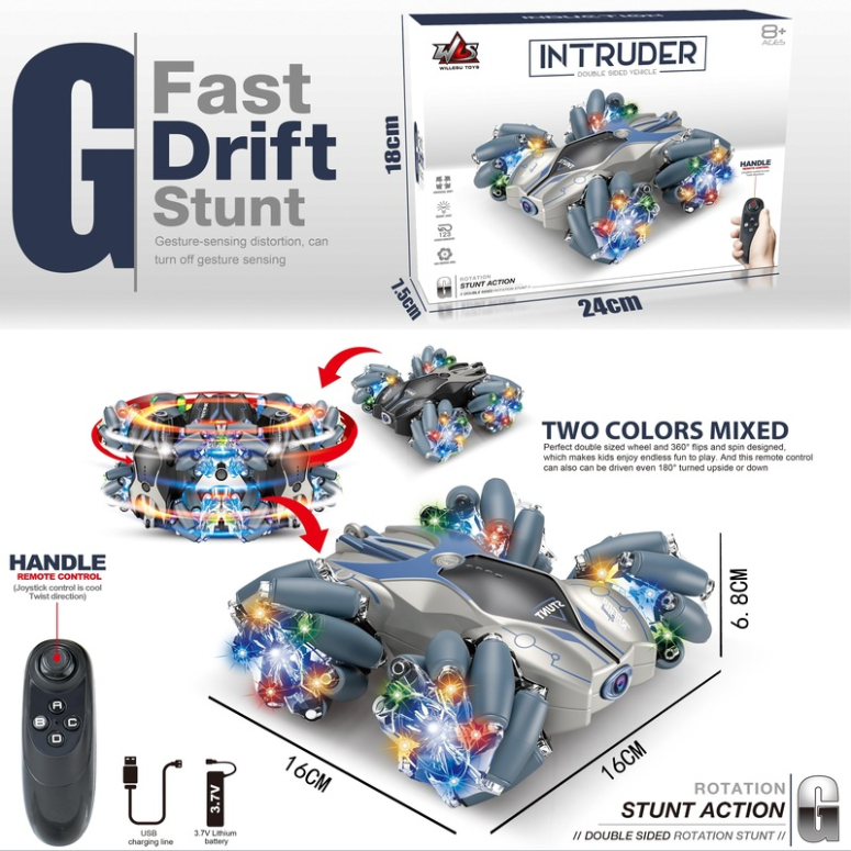 AUTO RC ACROBATICO LUZ Y SONIDO