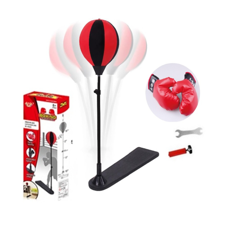 SET DE BOXEO CON PEDESTAL 105CM