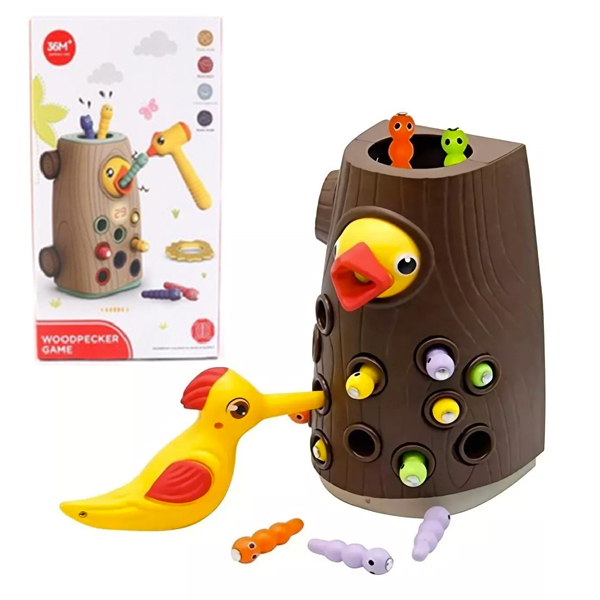 JUEGO DE PAJARO EN ARBOL Y MARTILLO