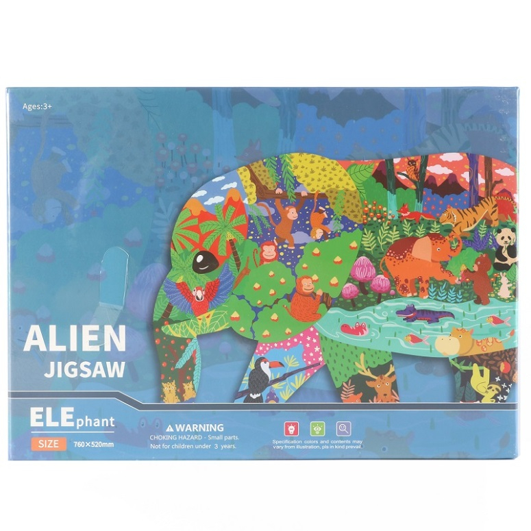 PUZZLE DE ELEFANTE 60 PIEZAS