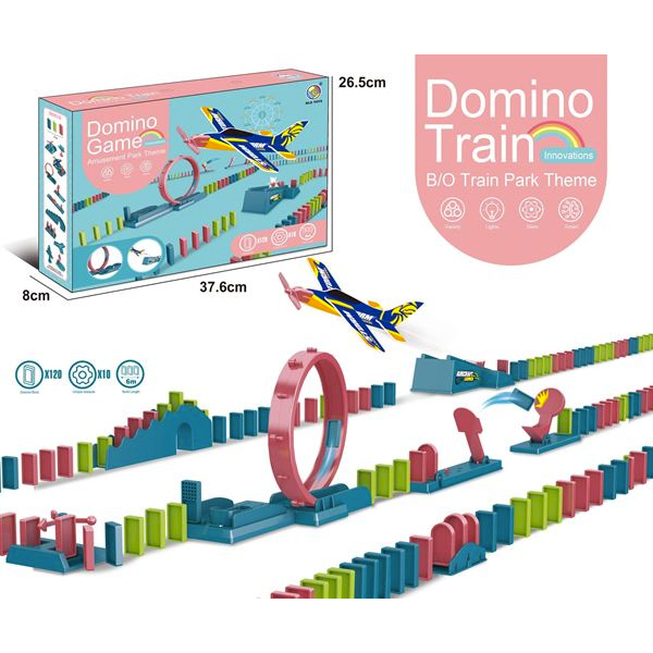 SET DE DOMINO Y LANZADOR DE AVION