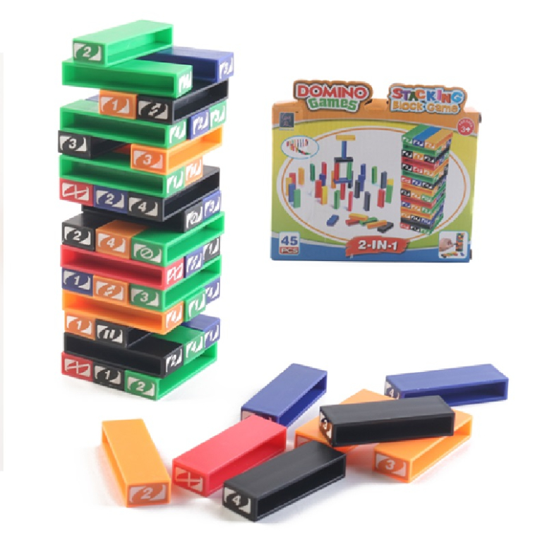 JUEGO 2 EN 1 DOMINO YENGA