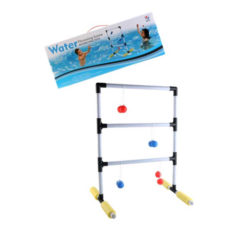 JUEGO DE PELOTAS Y ESCALERA PARA PISCINA