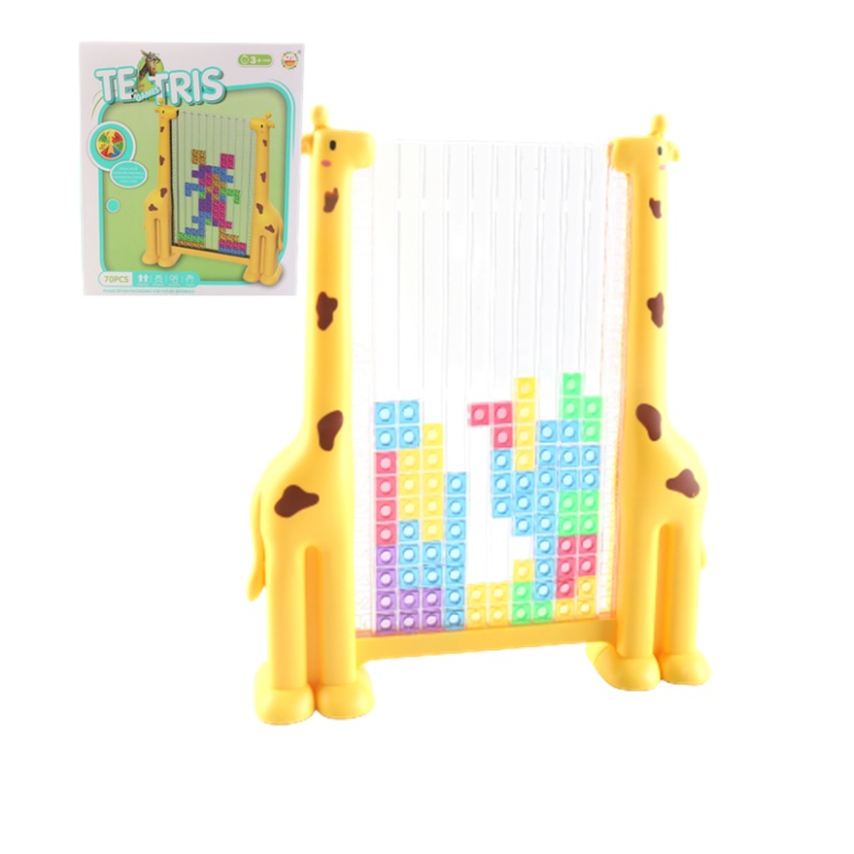 JUEGO DE TETRIS 3D CON FORMA DE JIRAFA