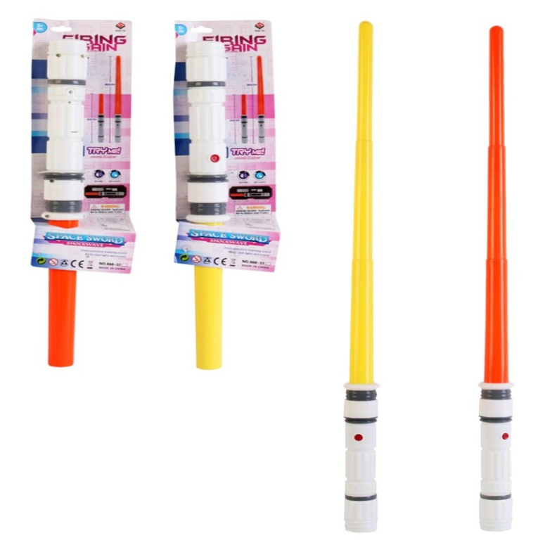 ESPADA CON LUZ Y SONIDO 2 COLORES