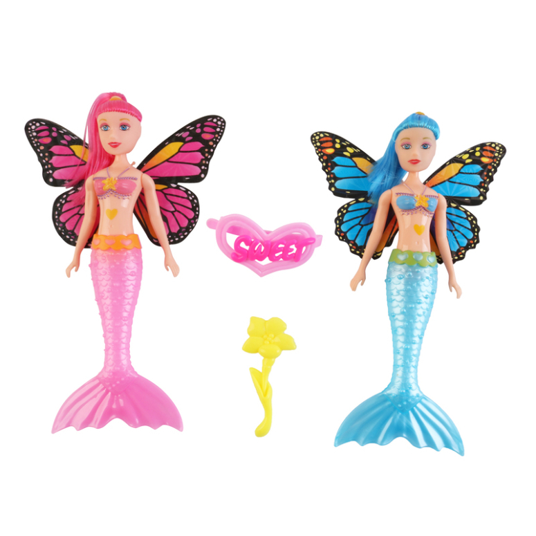 SET 2 MUNECAS SIRENA CON ALAS