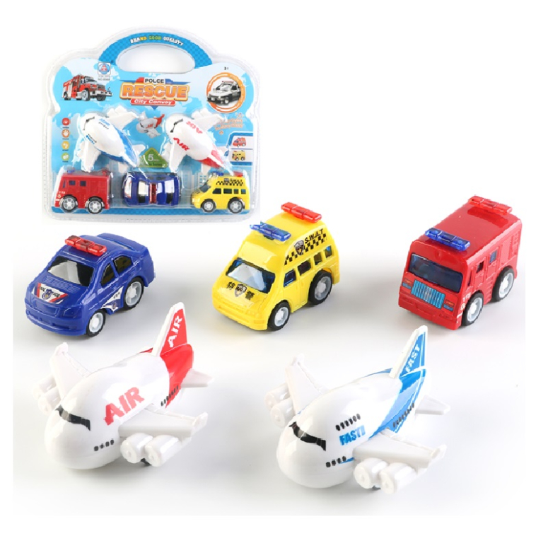 SET DE 5 AUTOS A FRICCION