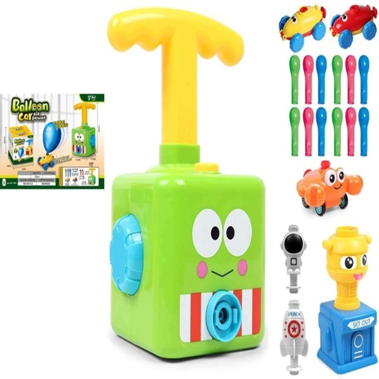 AUTO Y GLOBO AEREO E INFLADOR