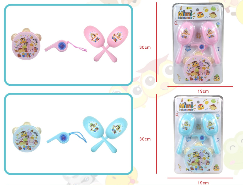 SET MUSICAL 3 PIEZAS