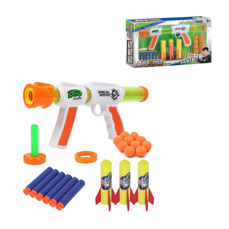 LANZA PELOTAS CON AIRE A PRESION