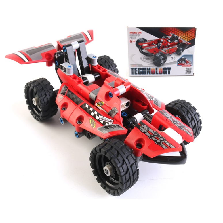 BLOQUES PARA ARMAR AUTO DE CARRERA 150 PIEZAS