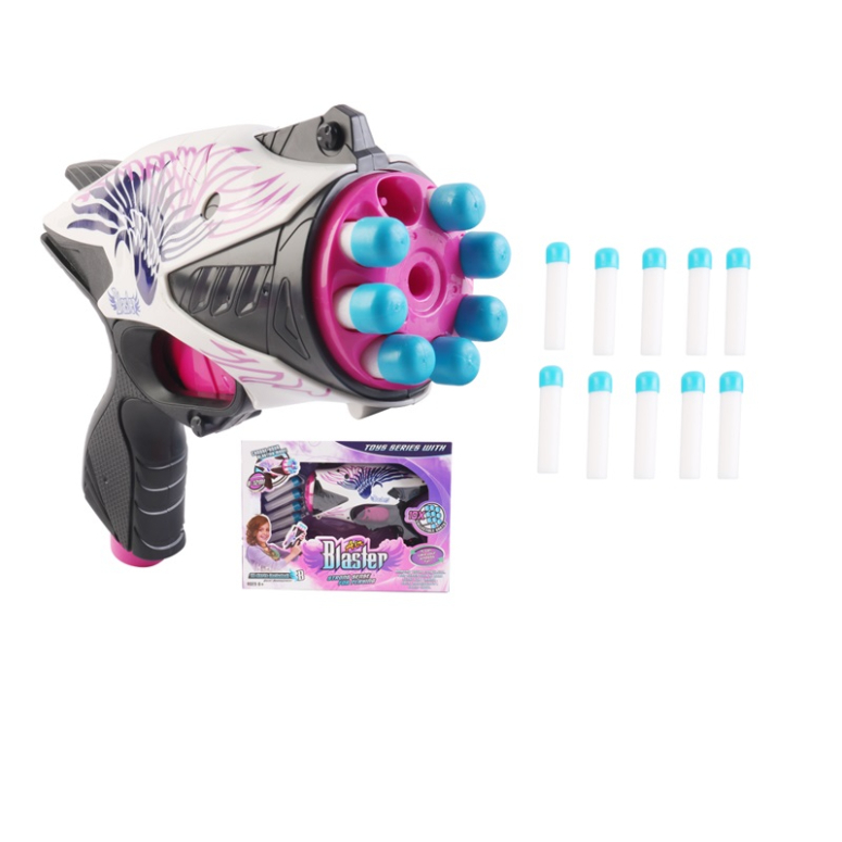 LANZA DARDOS DE GOMA EVA PARA NINA