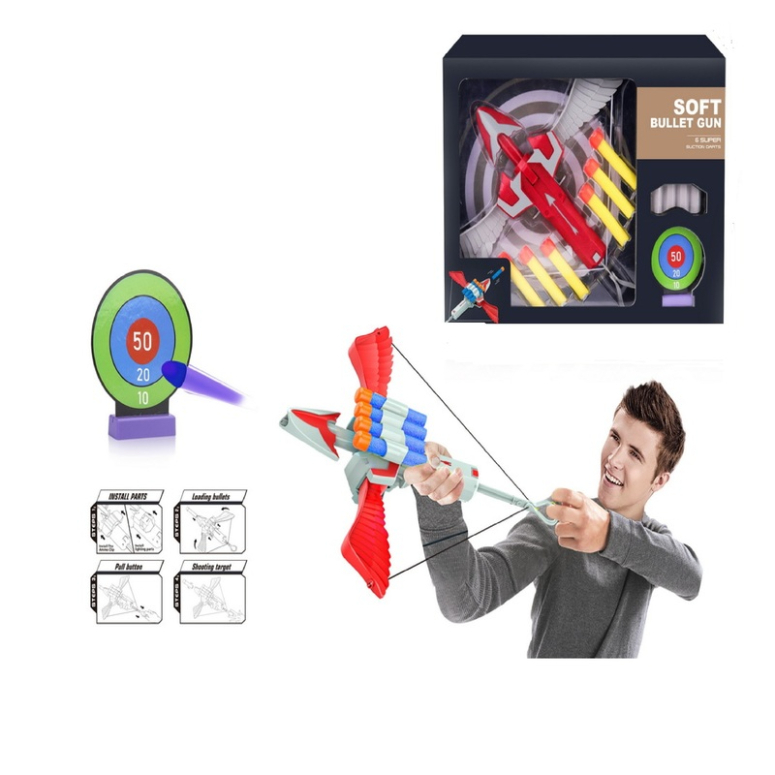 ARCO FLECHA CON BLANCO DE PUNTERIA