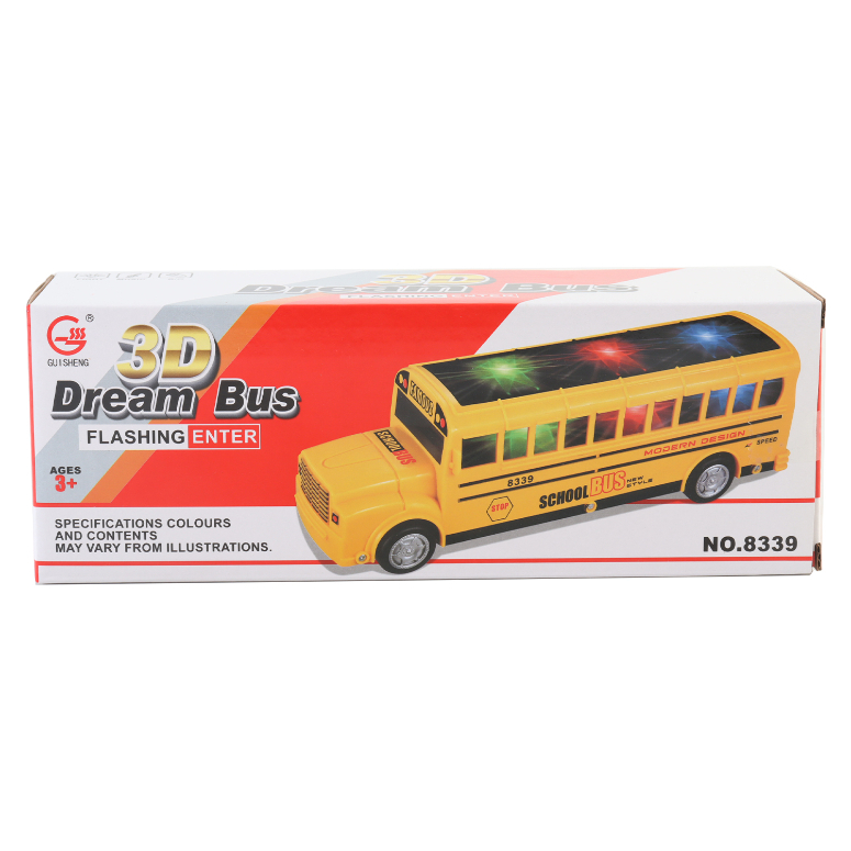 AUTOBUS CON SONIDOS Y LUCES EN CAJA