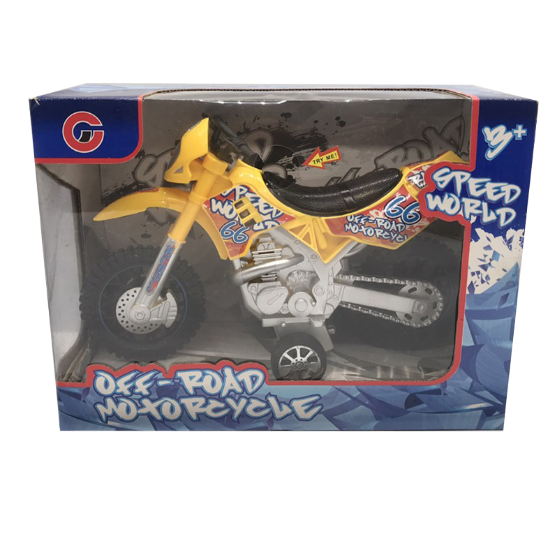 MOTOCROSS TODOTERRENO CON LUCES Y SONIDOS EN CAJA