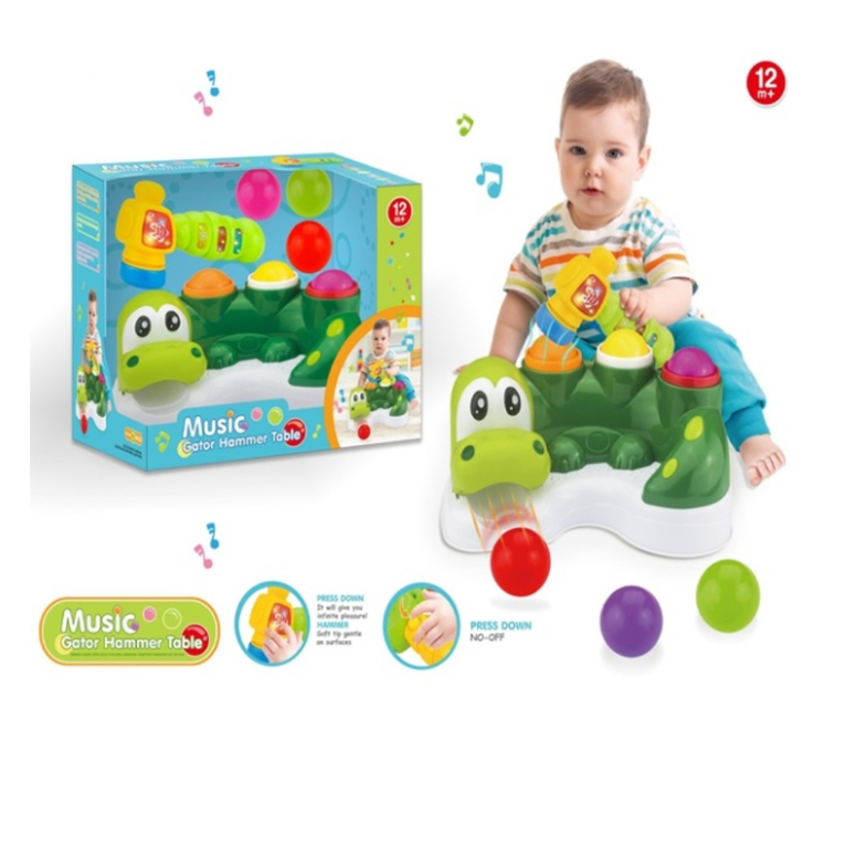 JUEGO DE COCOCRILO LANZA PELOTAS