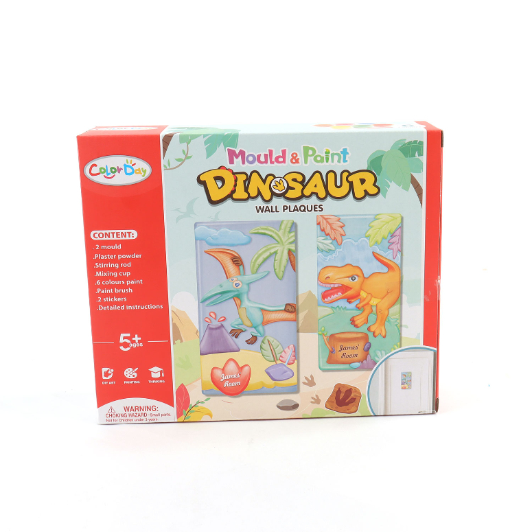 SET DIDACTICO DE MOLDES DINOSAURIOS PARA PINTAR