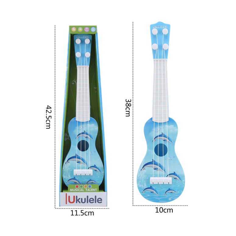 GUITARRA UKELELE INFANTIL CELESTE EN CAJA