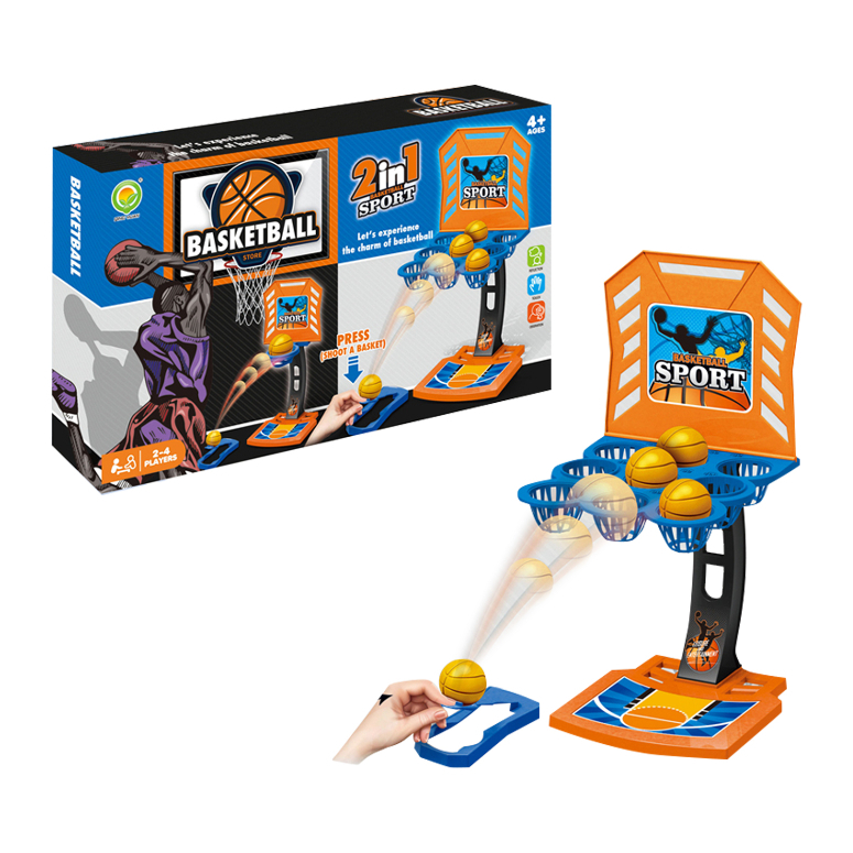 JUEGO DE BASQUETBOL 2 A 4 JUGADORES CON ACCESORIOS EN CAJA