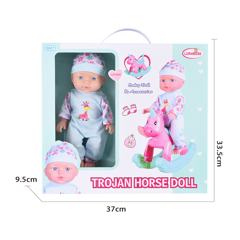 BEBE CON MECEDORA UNICORNIO