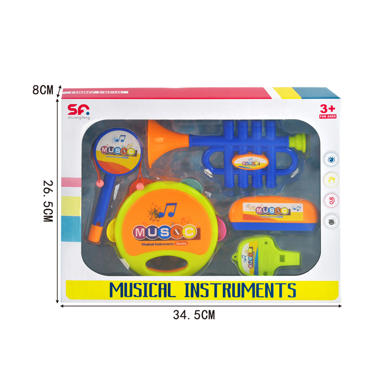 SET DE 5 INSTRUMENTOS MUSICALES EN CAJA