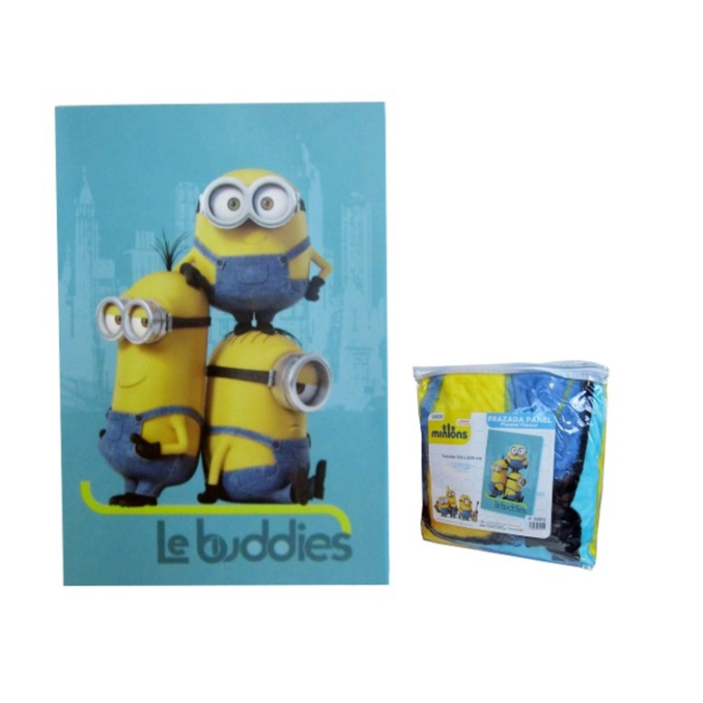 FRAZADA MINION 150X220