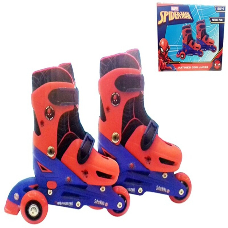 PATINES CON LUCES SPIDERMAN
