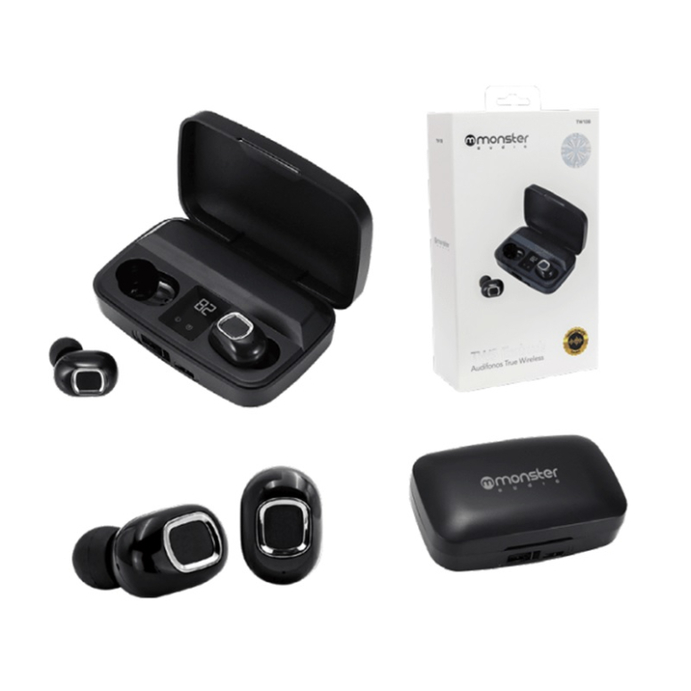 AUDIFONOS MONSTER TRUE WIRELESS 1200MAH