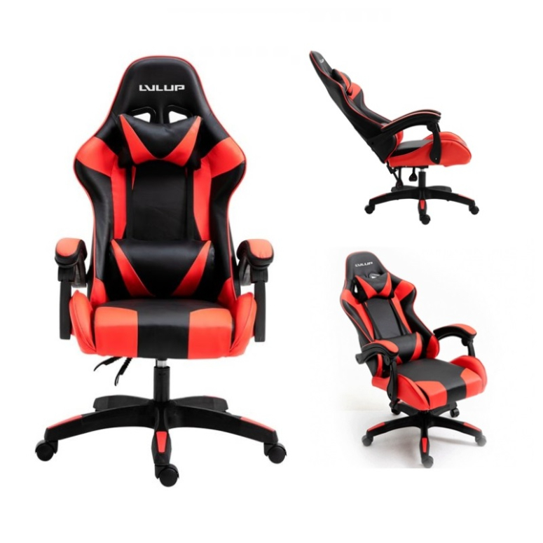 SILLA GAMER MEDIUM LVL UP COLOR ROJO NEGRO LU779