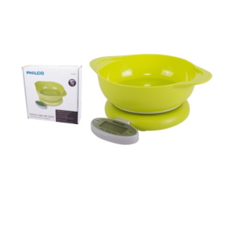 BALANZA DIGITAL COCINA PHILCO 5 KILOS CON BOWLSEN