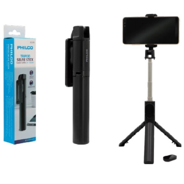 PHILCO BASTON SELFIE BT CON TRIPODE NEGRO