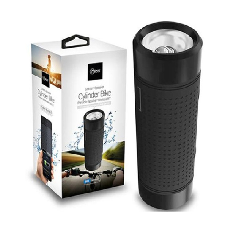 PARLANTE DE BICICLETA  CON LINTERNA 8778