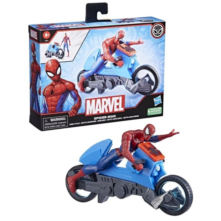 HASBRO MVL SPIDERMAN MAN WEB CYCLE