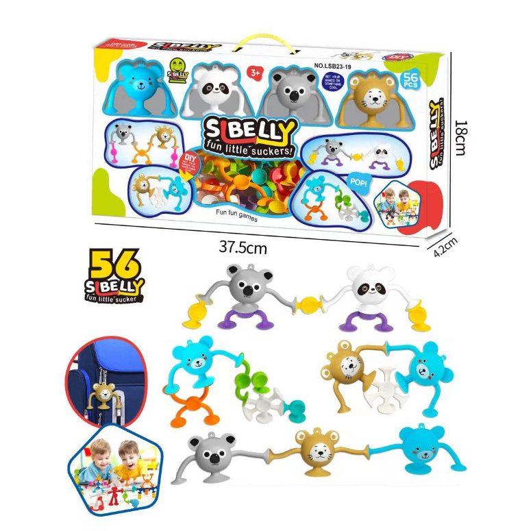 ANILAMITOS CONECTORES DIDACTICOS 56 PCS