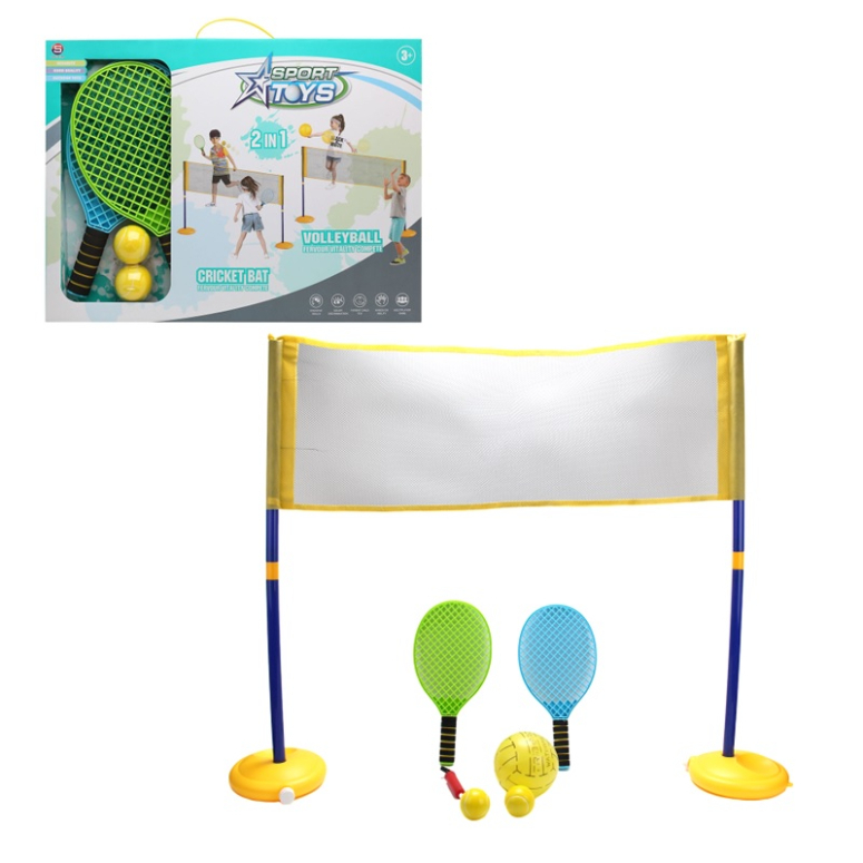 JUEGO 2 EN 1 VOLLEYBALL BADMINGTON