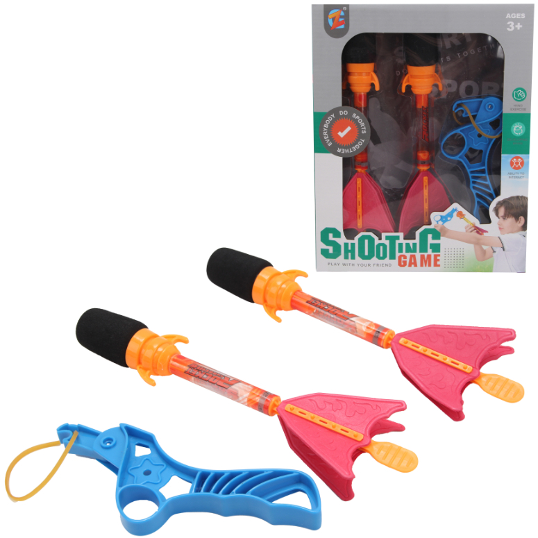 LANZA DARDOS CON LUZ Y SILBATO