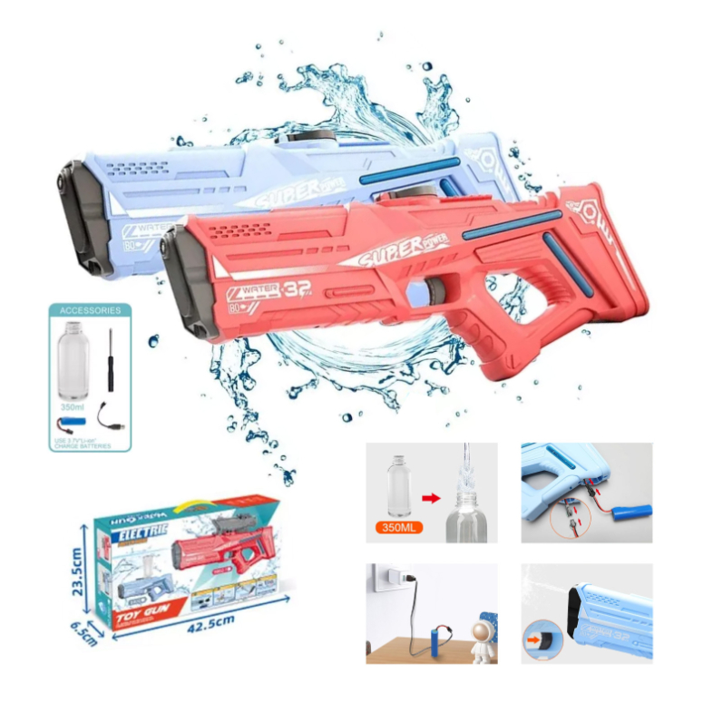 LANZA AGUAS SHOT 43CM Y BATERIA RECARGABLE