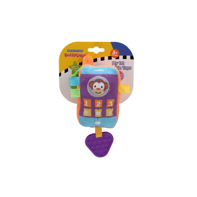 TELEFONO SUAVE SENSORIAL CON SONIDOS Y MORDEDOR