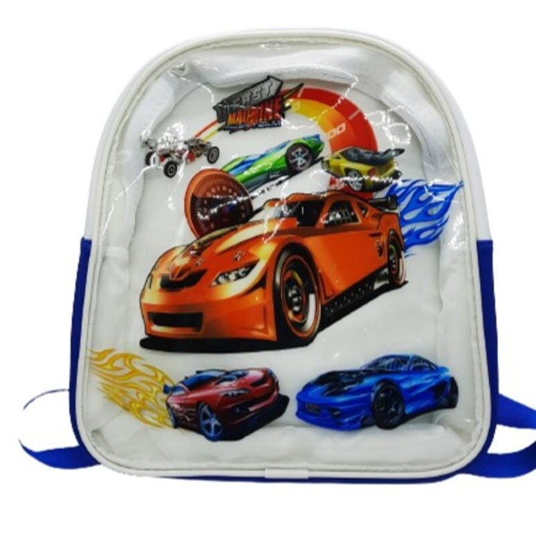 MOCHILA TRANSPARENTE DE AUTO