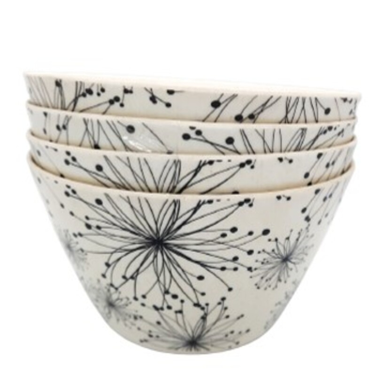 SET DE PLATOS HONDOS DE 4 PZAS