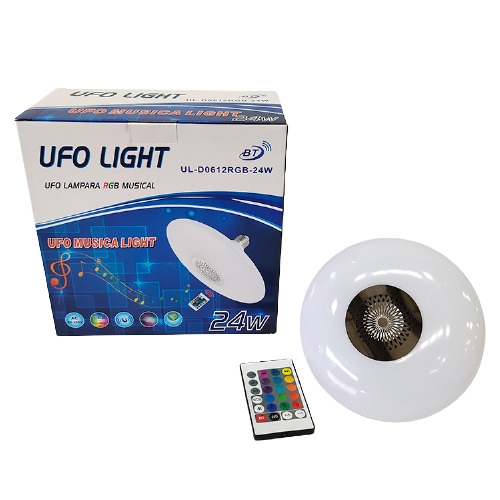 AMPOLLETA TIPO UFO CON PARLANTE BT