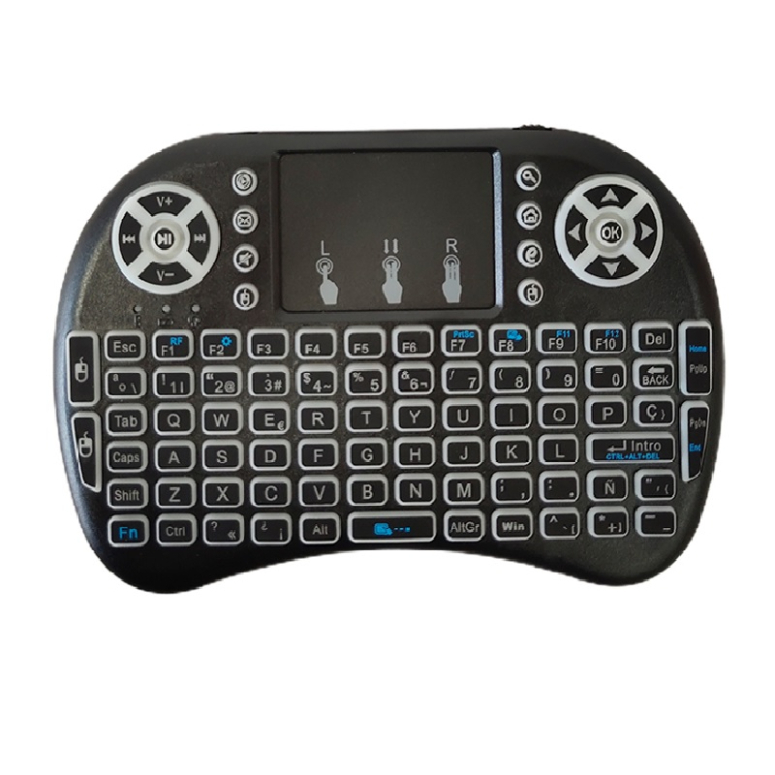 TECLADO INALAMBRICO BT RETROILUMINADO