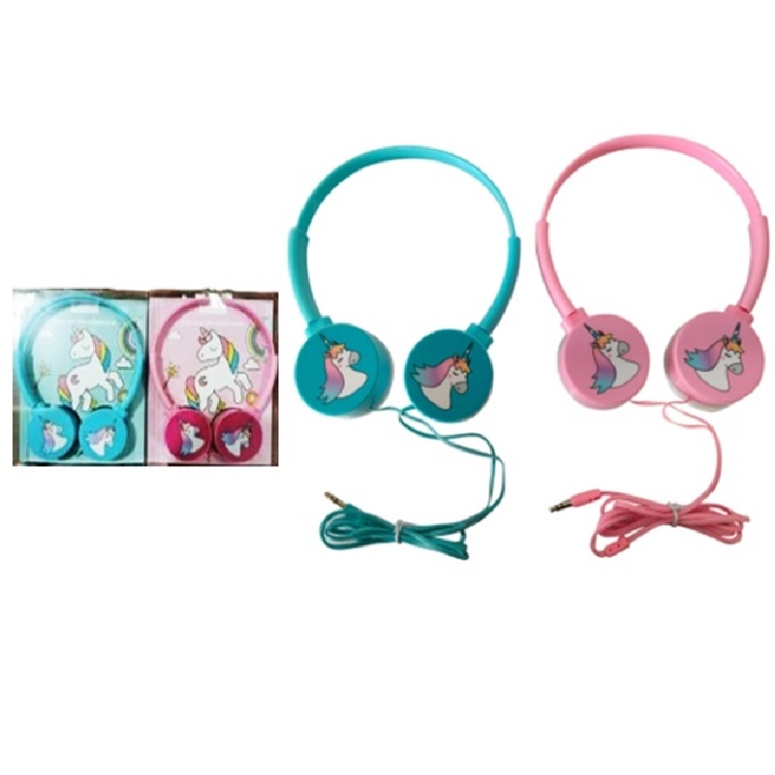 AUDIFONOS CON CABLE ESTILO UNICORNIO