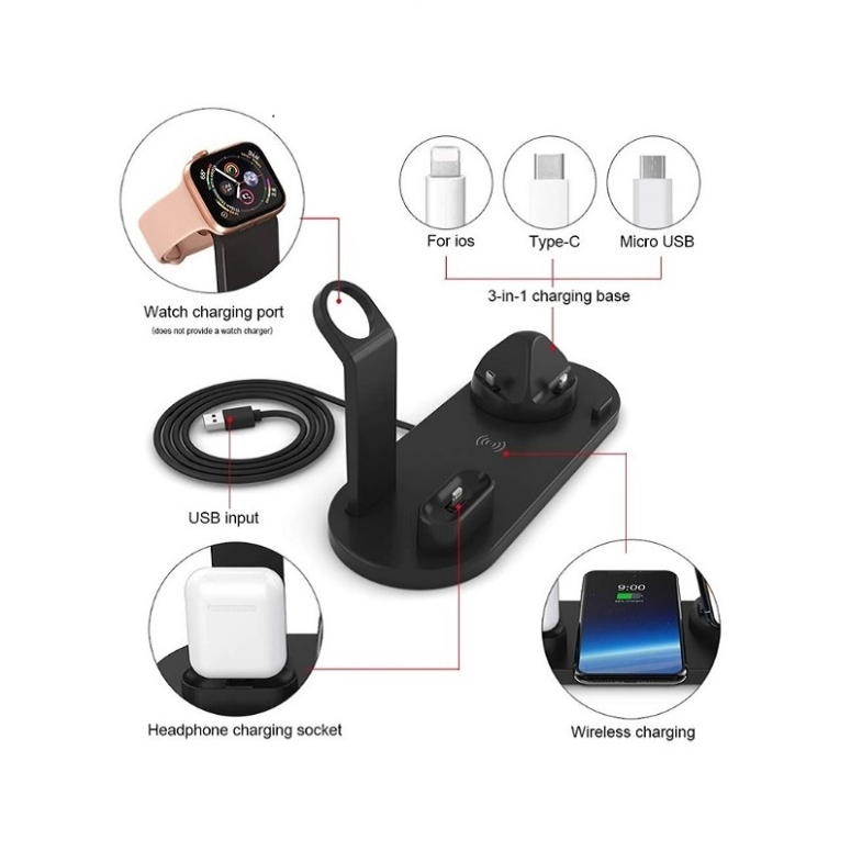 4 EN 1 CARGA DE DISPOSITIVOS ELECTRONICOS