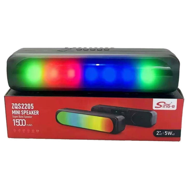 PARLANTE BARRA DE SONIDO BLUETOOTH LUCES Y COLORES
