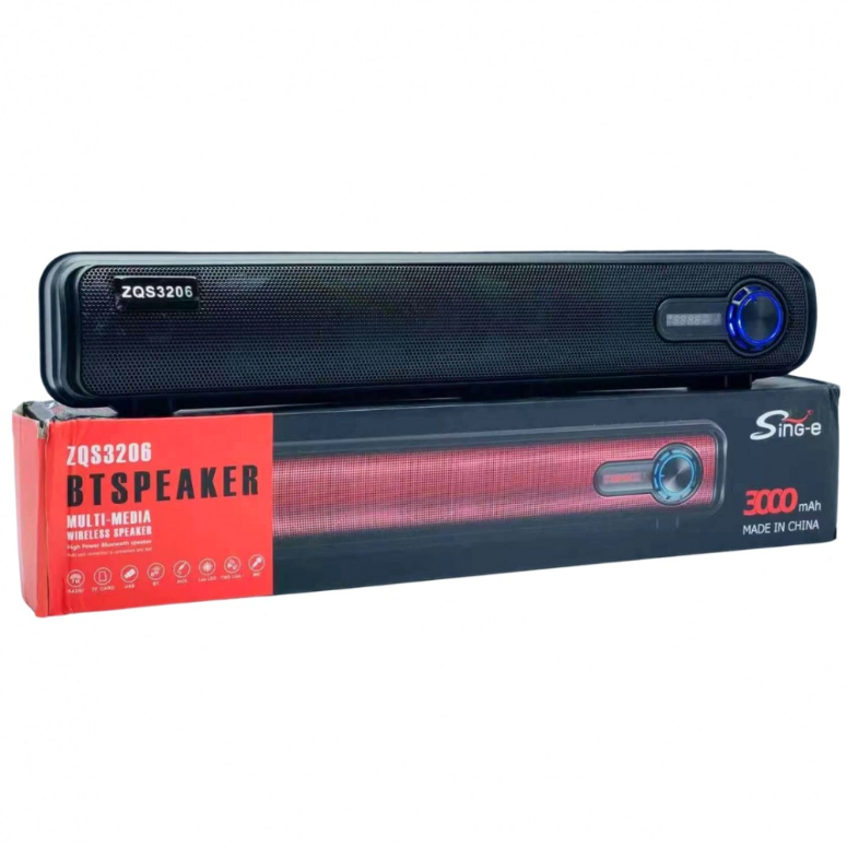 BARRA DE SONIDO Y PARLANTE BT CON RADIO FM